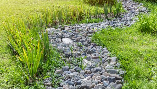 River Rock Garden Installation in Lakeland
